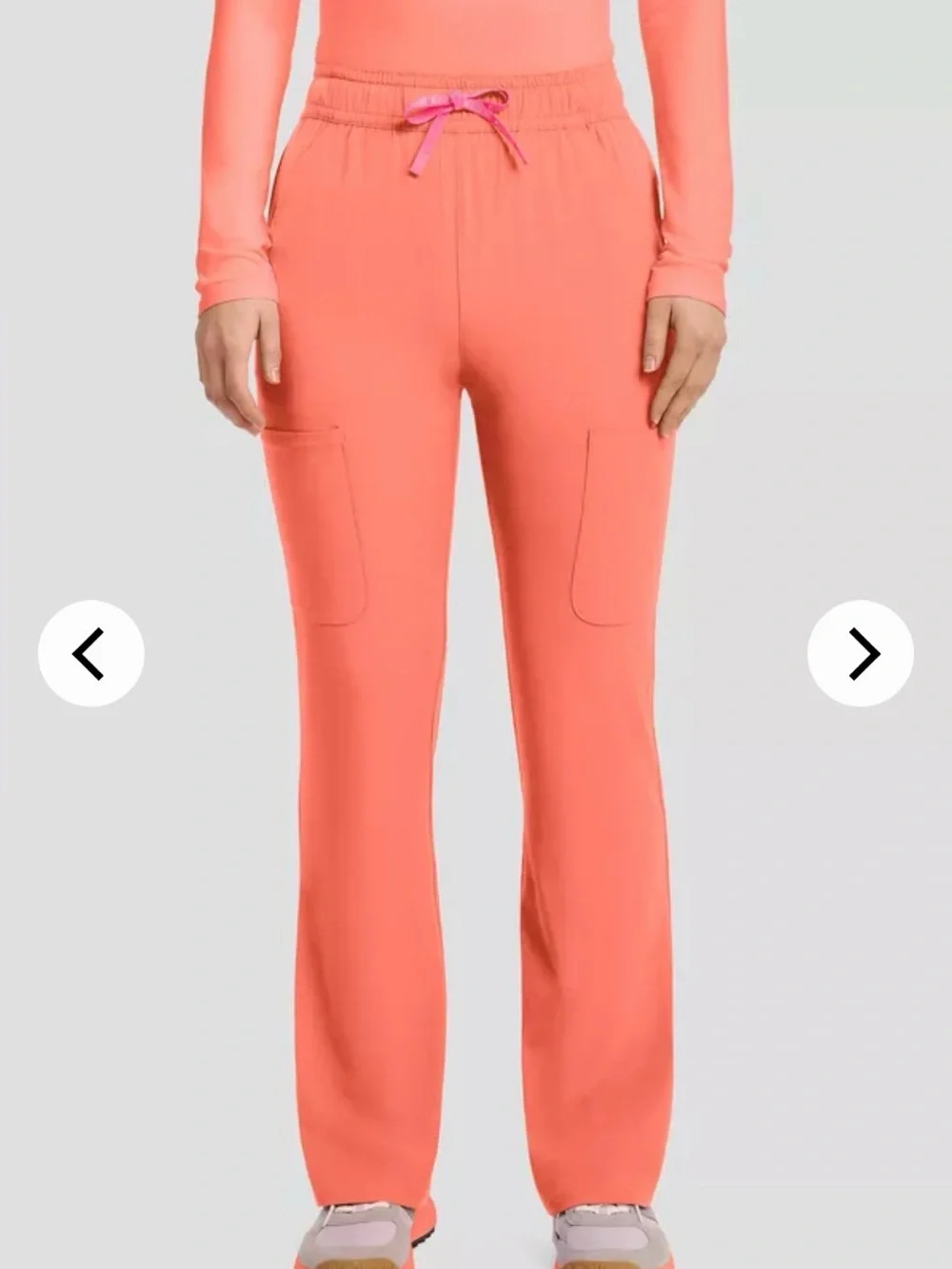 Med Couture Coral Drawstring Pocket Track Pants